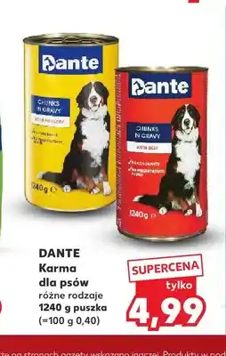 Kaufland Karma dla psów z drobiem Dante oferta