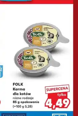 Kaufland Karma dla kotów Folk oferta