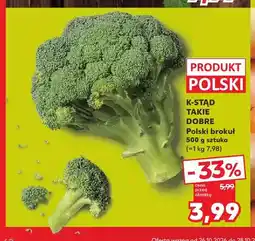 Kaufland Brokuł polski K-Stąd Takie Dobre oferta