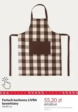 Homla Fartuch kuchenny Livra bawełniany 60x80 cm oferta