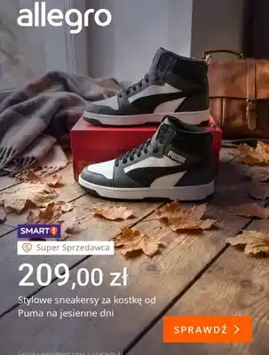 Stylowe sneakersy za kostkę Puma