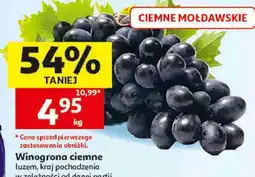 Auchan Winogrona ciemne luzem oferta