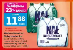 Auchan Woda mineralna Nałęczowianka oferta