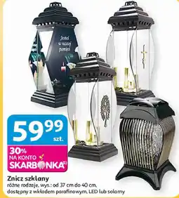 Auchan Znicz szklany oferta