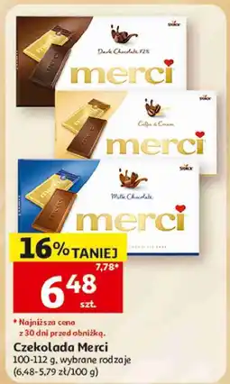 Auchan Czekolada Merci oferta