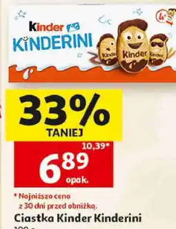 Auchan Ciastka Kinder Kinderini oferta