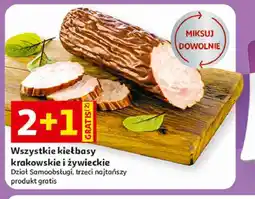 Auchan Kiełbasa krakowska i żywiecka oferta