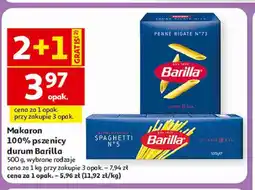 Auchan Makaron 100% pszenicy durum Barilla oferta