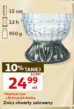 Auchan Znicz otwarty zalewany oferta