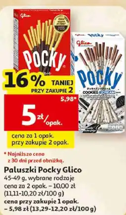 Auchan Paluszki Pocky Glico oferta