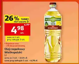 Auchan Olej rzepakowy Wielkopolski oferta