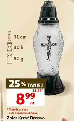 Auchan Znicz Krzyż Drzewo oferta