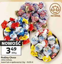 Auchan Praliny Choco różne rodzaje oferta