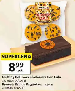 Auchan Muffiny Halloween kakaowe Dan Cake oferta