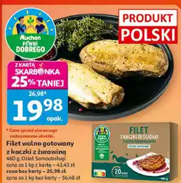Auchan Filet wolno gotowany z kaczki z żurawiną Pewni Dobrego oferta