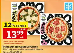 Auchan Pizza Amore Gustavo Gusto 315-325 g, mozzarella, salame lub diavola oferta