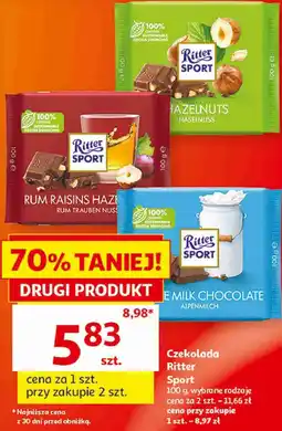 Auchan Czekolada Ritter Sport oferta