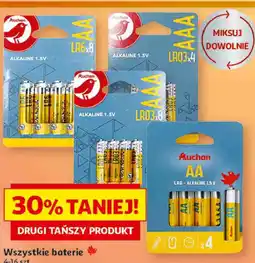 Auchan Wszystkie baterie Auchan 4-16 szt oferta