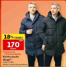 Auchan Kurtka męska długa Inextenso oferta