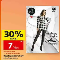 Auchan Rajstopy damskie Anne Vento mikrofibra, 40 den oferta