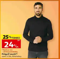 Auchan Półgolf męski oferta