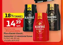 Auchan Piwo Karmi classic, żurawina lub mrożona kawa oferta