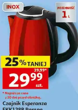 Auchan Czajnik Esperanza EKK128R Parana oferta