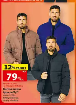 Auchan Kurtka męska typu puffy Inextenso oferta