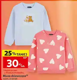 Auchan Inextenso Bluza dziewczęca oferta
