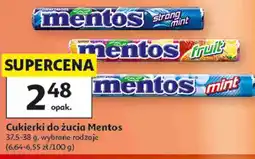 Auchan Cukierki do żucia Mentos oferta