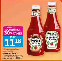 Auchan Ketchup Heinz łagodny lub pikantny oferta