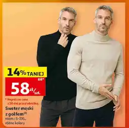 Auchan Sweter męski z golfem oferta