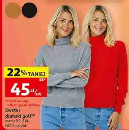 Auchan Sweter damski golf Inextenso oferta