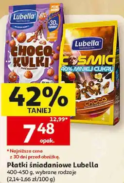 Auchan Płatki śniadaniowe Lubella oferta