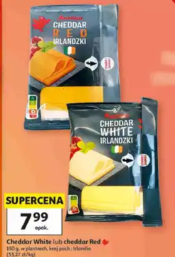 Auchan Cheddar White lub cheddar Red Auchan oferta