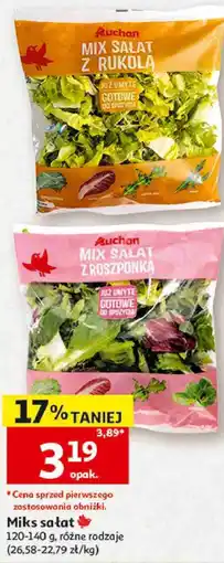 Auchan Miks sałat Auchan oferta