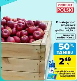 Carrefour Polskie jabłka RED PRINCE oferta