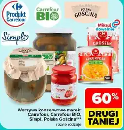 Carrefour Carrefour, Carrefour Bio, Simpl, Polska Goscina oferta