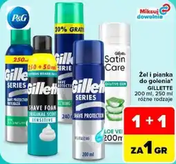 Carrefour Żel i pianka do golenia Gillette oferta