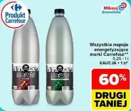 Carrefour Wszystkie napoje energetyzujące marki Carrefour oferta