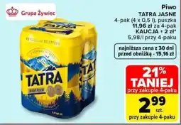 Carrefour Piwo TATRA JASNE oferta