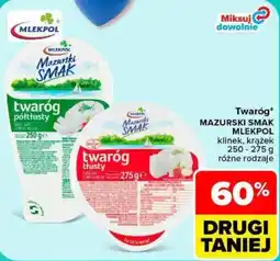 Carrefour Twaróg Mazurski Smak Mlekpolski oferta