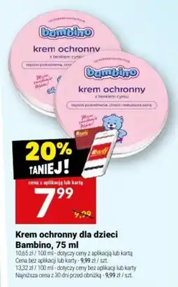 Twój Market Krem ochronny dla dzieci Bambino oferta