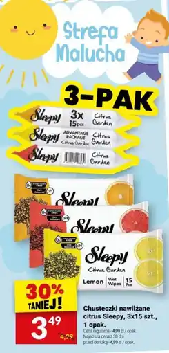 Twój Market Chusteczki nawilżane citrus Sleepy oferta