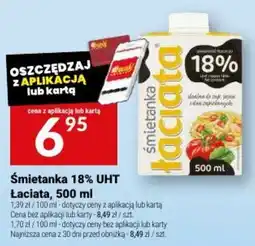 Twój Market Śmietanka 18% UHT Łaciata oferta