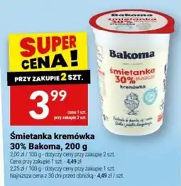 Twój Market Śmietanka kremówka 30% Bakoma oferta