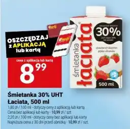 Twój Market Śmietanka 30% UHT Łaciata oferta