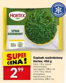 Twój Market Szpinak rozdrobniony Hortex oferta