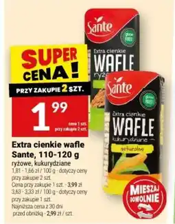 Twój Market Extra cienkie wafle Sante oferta