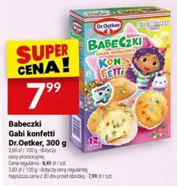Twój Market Babeczki Gabi konfetti Dr.Oetker oferta